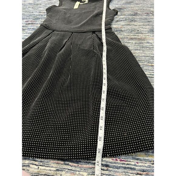 Max Studio NWT Pin Dot Pleated Fit-and-Flare Dress size M - Picture 10 of 12